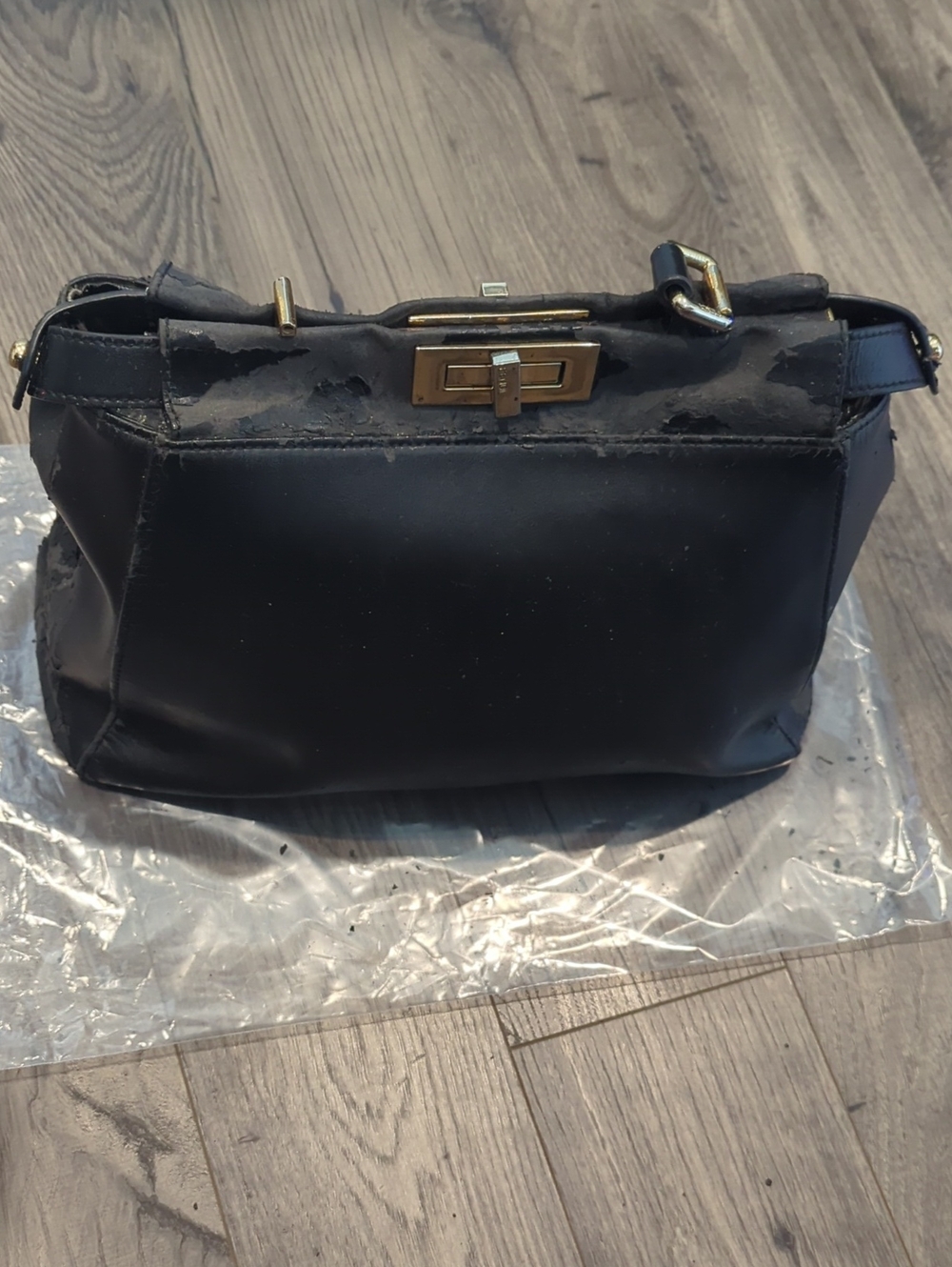 Fendi Black Shoulder Bag (Rehab)